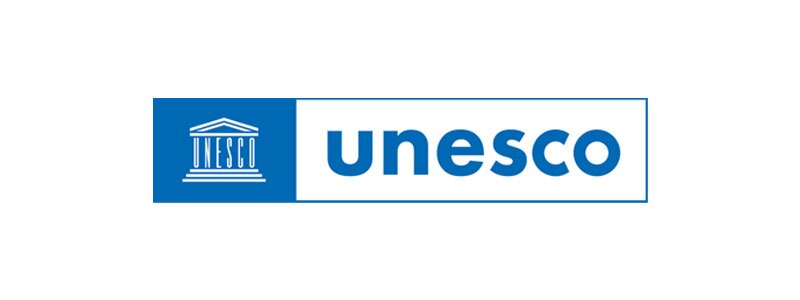 Logo da Unesco em cor azul