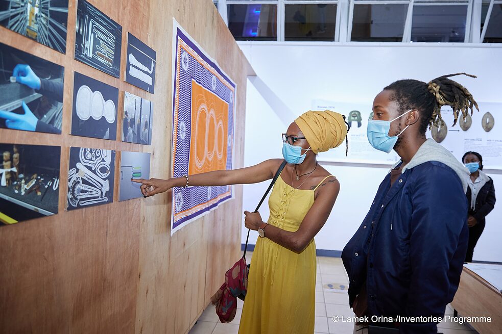 Exhibition opening “Invisible Inventories” on 18 March 2021 at the National Museums of Kenya in Nairobi.
