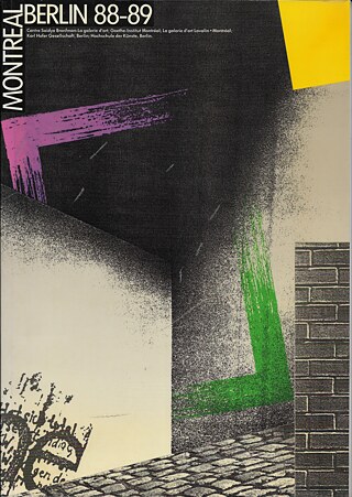 The catalog of the exhibition Montréal/Berlin 88-89