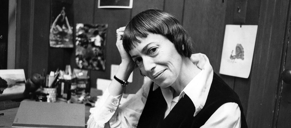 Author Ursula Le Guin in 1972: the multi-award-winning science fiction and fantasy writer was focusing on positive feminine utopias back in the 1960s.