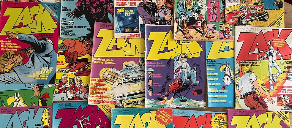Too old for stories from Duckburg? For 50 years now, the ZACK publishing house has been serving mostly male adolescents with comic book heroes of all kinds. 