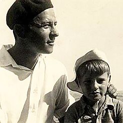 Joachim Gottschalk mit seinem Sohn Michael