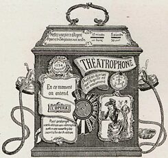 תיאטרופון ציבורי שפעל בתשלום באמצעות מטבעות