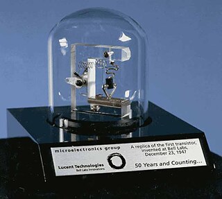 Nachbau des ersten Transistors