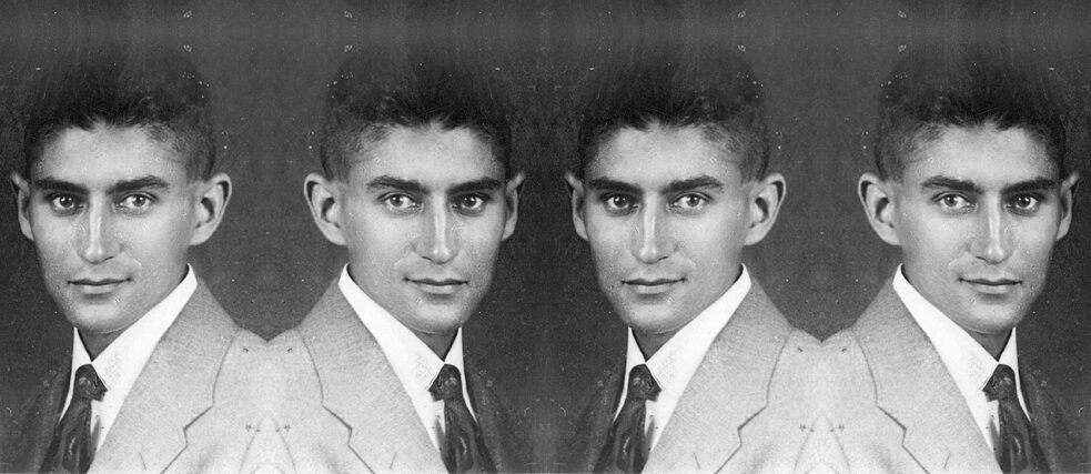 Franz Kafka en torno a los 34 años. Julio 1917