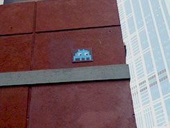 Mosaic by French artist Invader