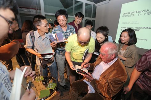 Martin Walser zu Gast im Goethe-Institut Peking
