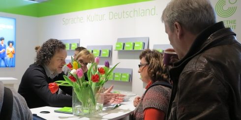 The Goethe-Institut is among the many exhibitors with stands at Europe’s largest education trade fair in Stuttgart.