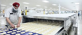Prezel production in Cincinatti, Ohio