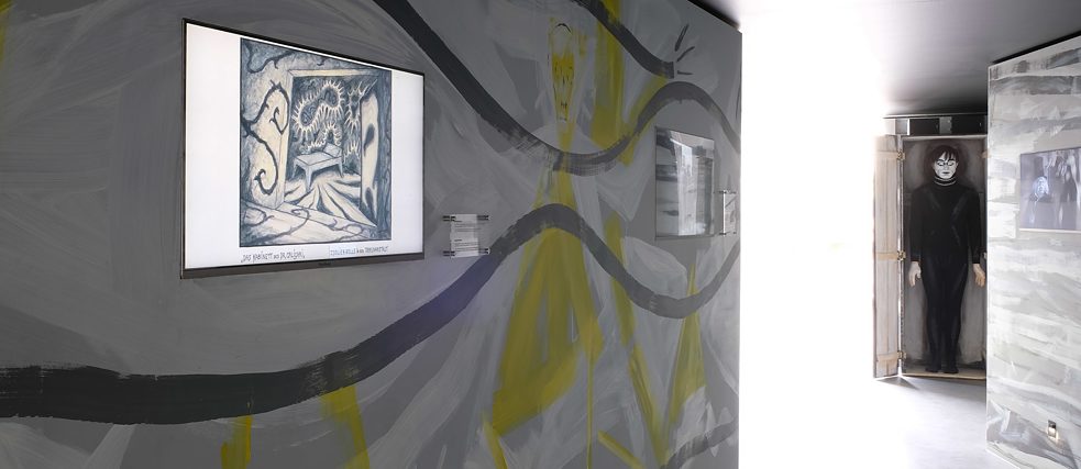 Neo-Expressionist murals by the artists Zdislaw Nitka and Eugeniusz Minciel 
