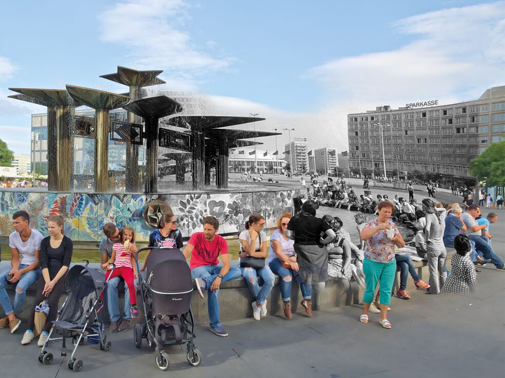 Alexanderplatz 1976/2015, fotomontáž