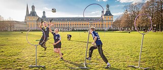 While the Harry Potter craze may have ebbed, quidditch is still played in Bonn’s Hofgarten. 