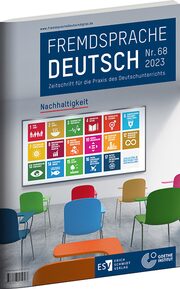 Abbildung der Ausgabe Nachhaltigkeit der Zeitschrift Fremdsprache Deutsch