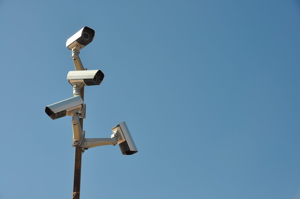 Security cameras in Santa Pola, Spain