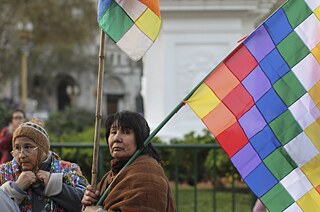 Racism – Argentine Indigenous communities participate in a protest in Buenos Aires