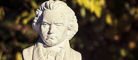 Ludwig van Beethovens Skulptur