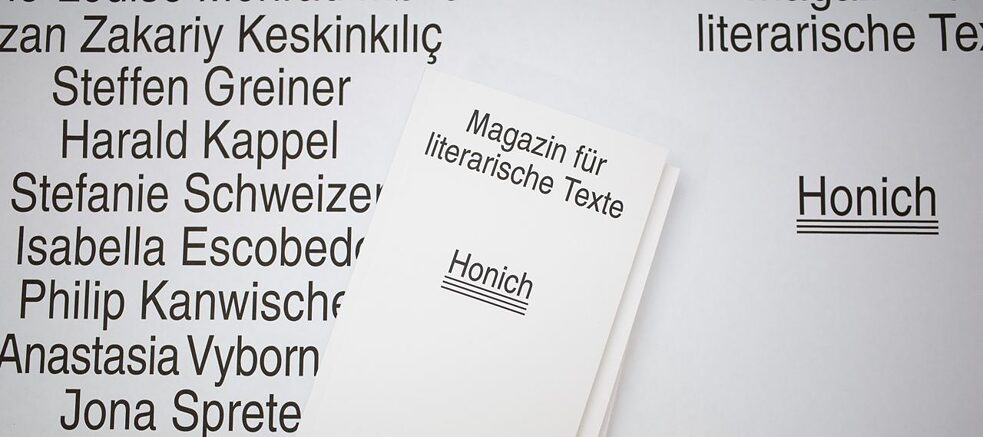 In striking black and white, “Honich” magazine recently came up with an unusual concept and asked authors to submit their second-best pieces for the third issue. 