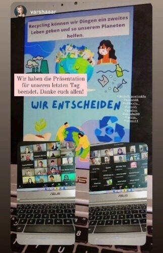 Im Telefonat mit allen Schüler*innen