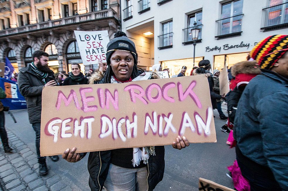 Proteste zum Internationalen Frauentag am 8. März 2018 in München.