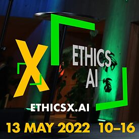 ETHICS x AI Seminarwerbung mit Veranstaltungsdetails