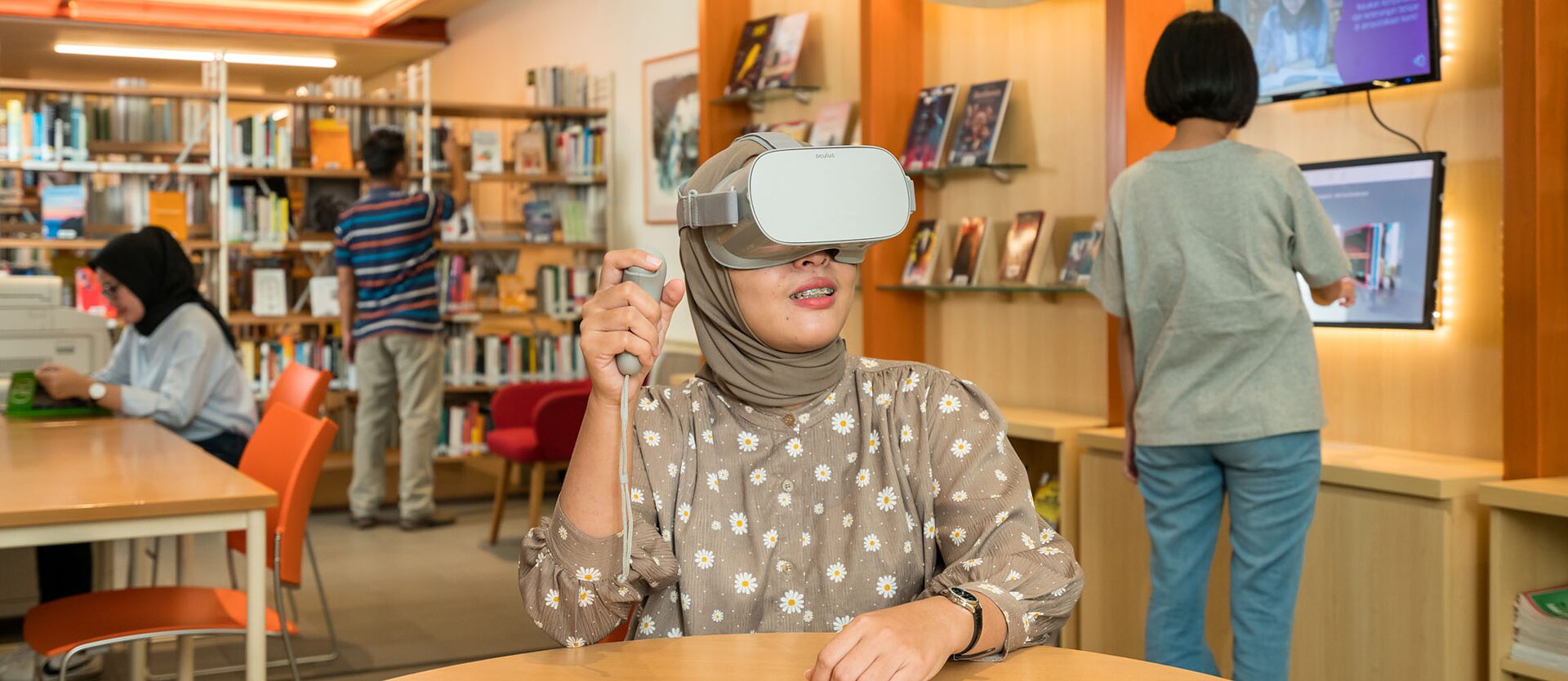 Tampilan interaktif dan menarik dari perpustakaan kami – Goethe-Institut Jakarta