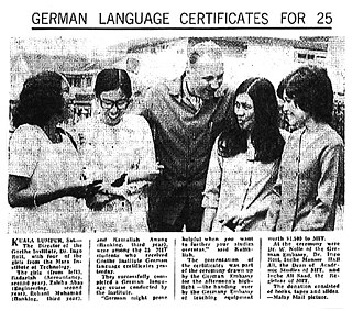 1963 Winnie Long and Jee Yong Long, the first German teachers trained in Germany
