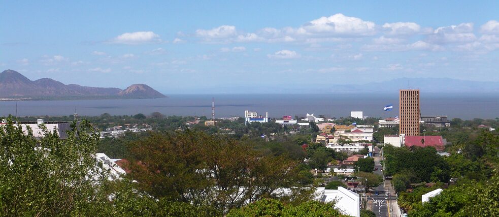 Blick auf Managua vom Loma de Tiscapa