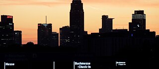 Skyline Frankfurt am Main at sunrise