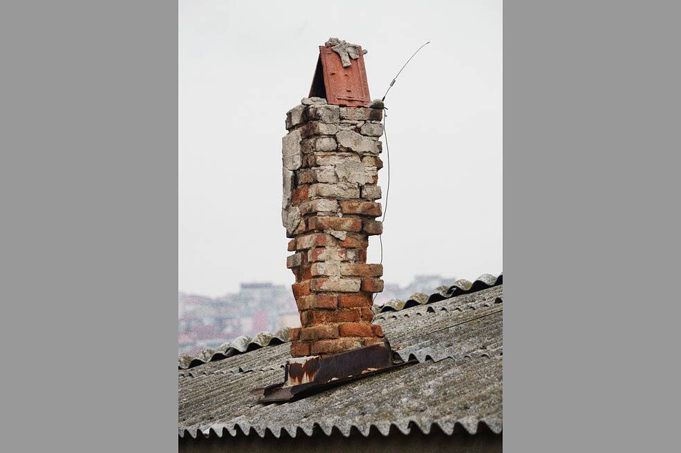 „Komín s rozhlasovou anténou“ | Veles (Severné Macedónsko), 2020