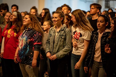 Den s němčinou v Plzni: Publikum během koncertu