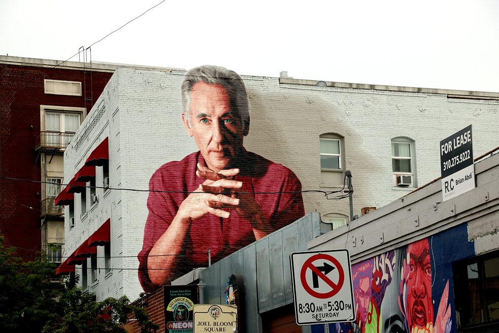 Peinture murale "Ed Ruscha" de Kent Twitchell