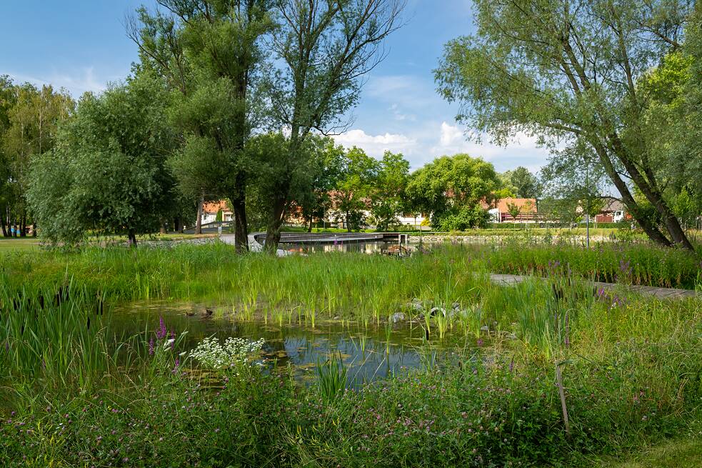 Hospodaření se srážkami Na Bahně v Bratčích