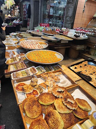 Ramadan-Gebäck auf dem Downtown-Markt