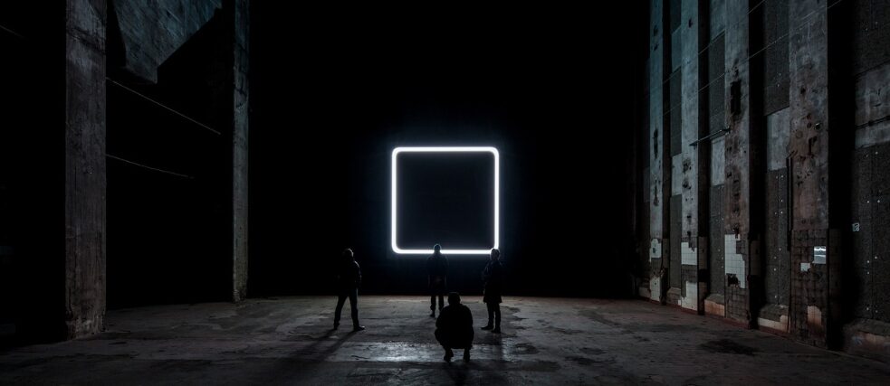 SOL by Kurt Hentschlager - a light exhibition in the Berghain hall 