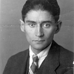 Fotografia di Kafka a circa 34 anni, inizio luglio 1917