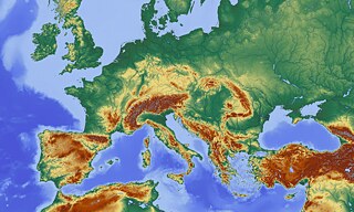 Landkarte von Europa