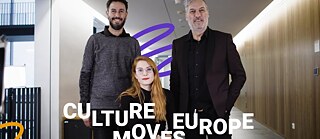 Videobild: Culture Moves Europe Stipendiaten: J. J. Guillem, N. Vera and R. Galvez