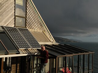 Dave Lowe und Solarzellen