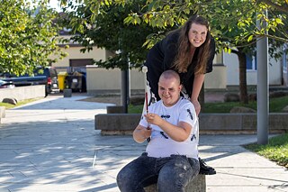 Mangirdas auf dem Jonas Basanavičius Platz