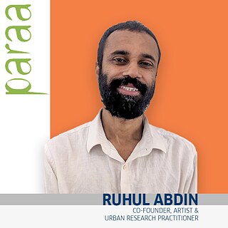 Ruhul Abdin ist Mitbegründer von Paraa, Künstler, Stadtforscher und strategischer Planer. Sein Schwerpunkt liegt auf der Zusammenarbeit mit Gemeinschaften, um partizipative Forschung in städtischen Gemeinschaften zu entwickeln.