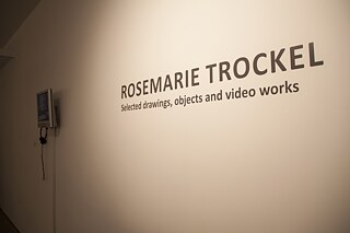Selected drawings, objects and video works: R. Trockel, Gallery MMB, 2014-2015