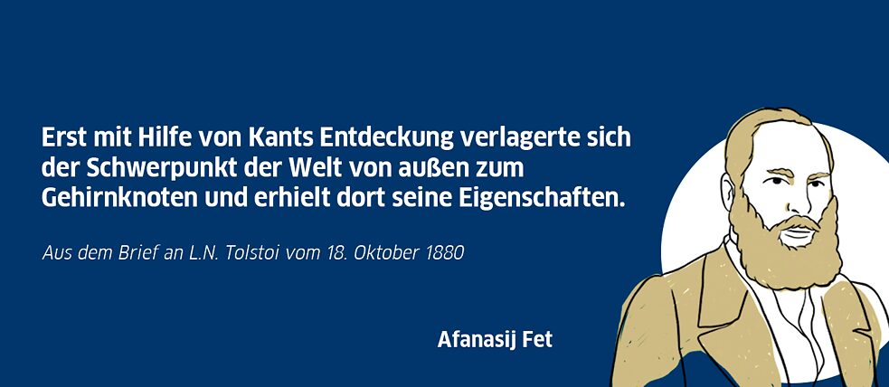 Afanasij Fet über Immanuel Kant