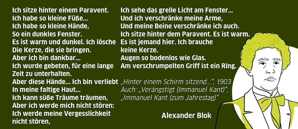 Alexander Blok über Immanuel Kant