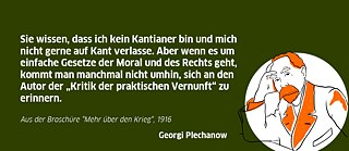 Georgij Plechanow über Immanuel Kant