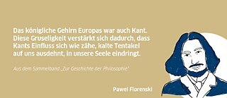 Pawel Florenskij über Immanuel Kant