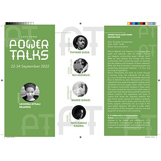 Power Talks Cape Town Promotional Material Brochure 3