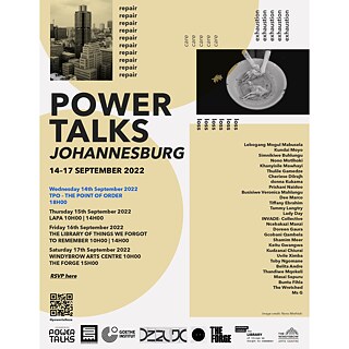 Power Talks Johannesburg Promotional Material: Joburg Invitation