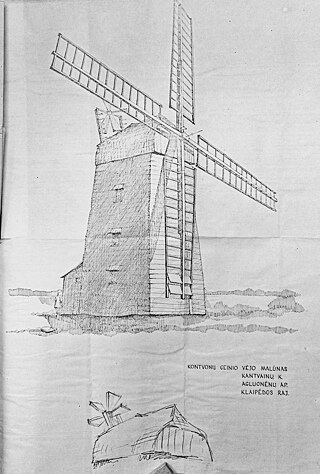 1969 zusammengestelltes Fragment der Informations- und Verputzakten der Mühle von Jonas Genys