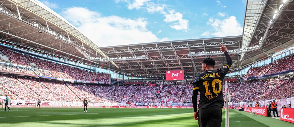 First-class football in eastern Germany: since 2016, RB Leipzig has played in the Bundesliga and also regularly taken part in the Champions League.