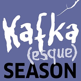 Logo: Kafkaesque season (blue background, white font)